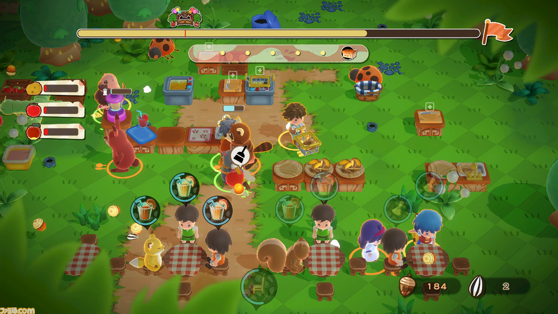 『リップルアイランド カイルとキャルのレストラン』最大16人で遊べる協力クッキングアクション、Switch2のDL版の予約受付が開始 |  ゲーム・エンタメ最新情報のファミ通.com