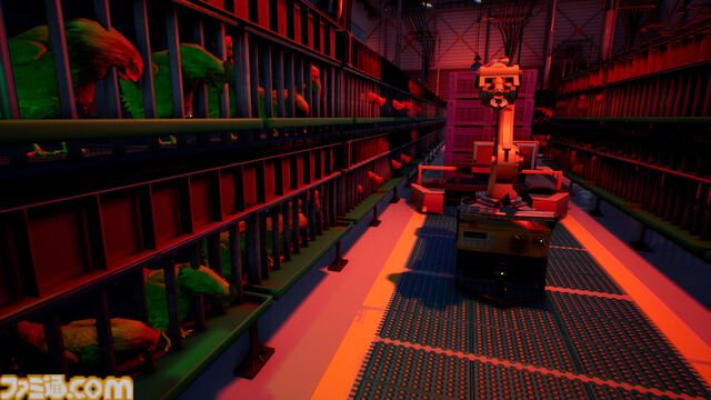 『Saborus』ニワトリを操作してチキンになる前に食肉加工工場から脱出するステルスアクションゲーム。マップや敵の存在がいちいちグロテスクでホラーテイストがあふれすぎ