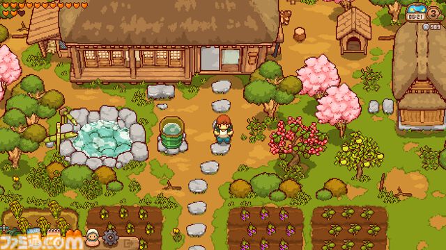 『にほんの田舎ぐらし』ドット絵スローライフシムがSwitch、Steam向けに発売決定。古きよき自然豊かな日本の田舎暮らしを味わいながら、季節の移ろいを噛み締める
