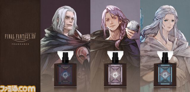 『FF14』エメトセルク、ヒュトロダエウス、ヴェーネスをイメージしたフレグランスが登場。12月5日より受注開始。第1弾の再販も