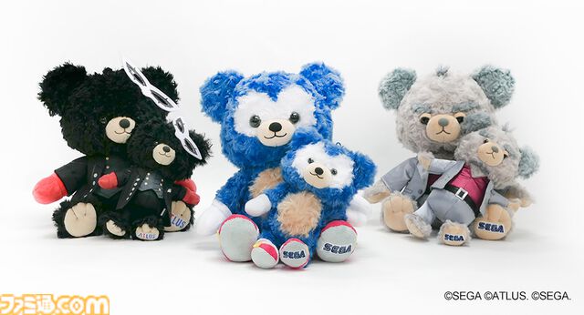 『龍が如く』桐生一馬がかわいいクマになっちゃった。セガの人気キャラクターなりきりぬいぐるみシリーズ“SEGA LABBIES”が12月19日に発売開始。ソニックとジョーカーもかわいい