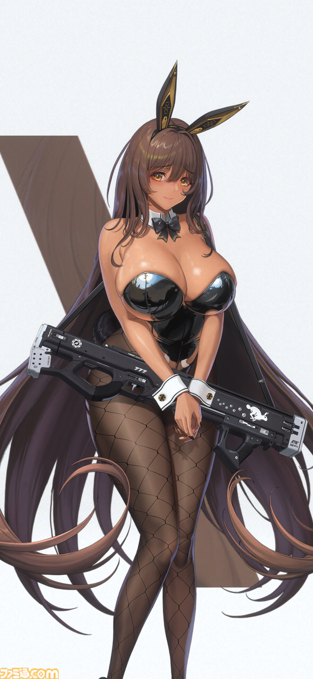 【NIKKE】コインラッシュの新人バニーガールのイラスト公開。破れたタイツにお尻と胸のほくろから、アリスとソーダとの考察が集まる【ニケ】