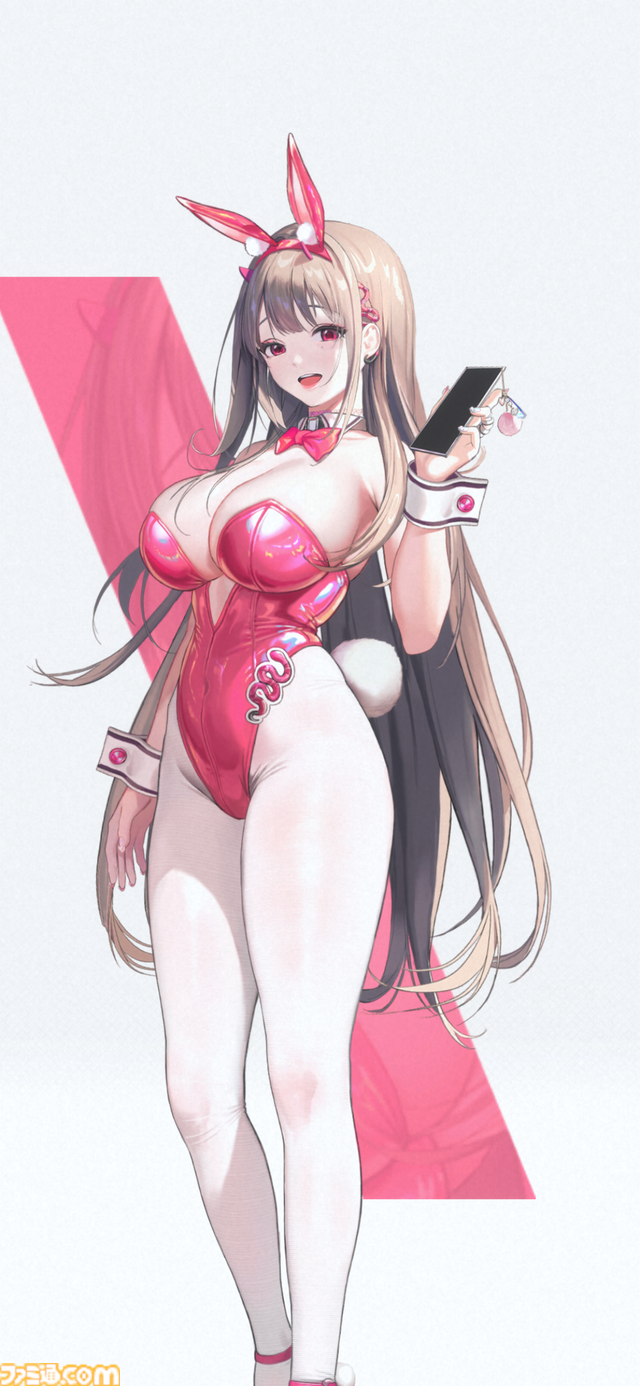 【NIKKE】コインラッシュの新人バニーガールのイラスト公開。破れたタイツにお尻と胸のほくろから、アリスとソーダとの考察が集まる【ニケ】