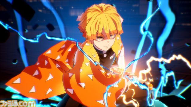 『鬼滅の刃 ヒノカミ血風譚2』我妻善逸（無限城編）が参戦するDLCキャラクターパックが12月2日に配信決定。第3弾追加キャラ・猗窩座（無限城編）のイラストも公開