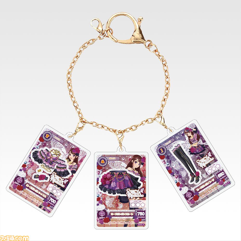 アイカツ！ 一番くじ 星宮いちご バッグチャーム ステッカー 画像