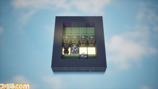 『魔王城修繕計画』魔王の息子がひとりぼっちで城のお片付け。ちょっと切ない短編パズルゲーム