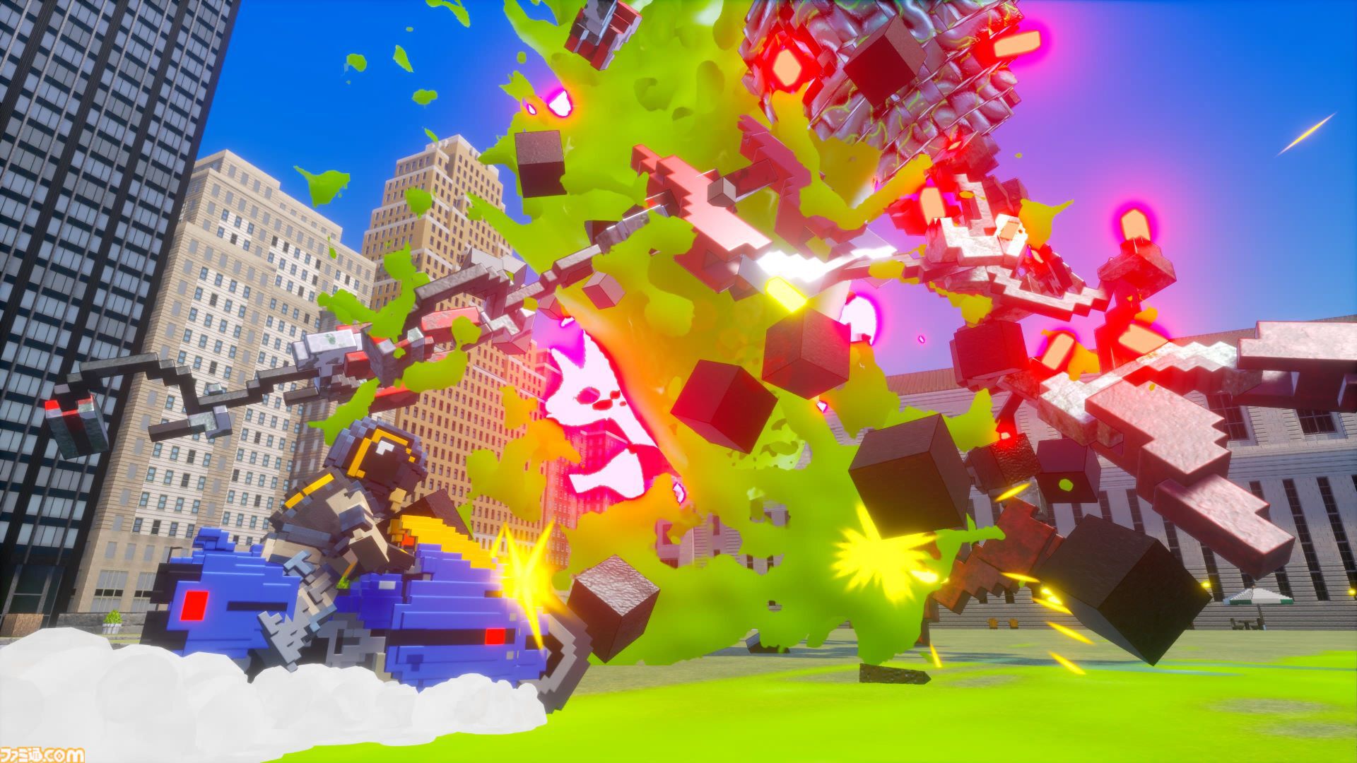 『デジボク地球防衛軍2』本日（5/23）発売。『EDF』歴代兵科のボクセル隊員とともに侵略者に立ち向かう3Dアクションシューティング