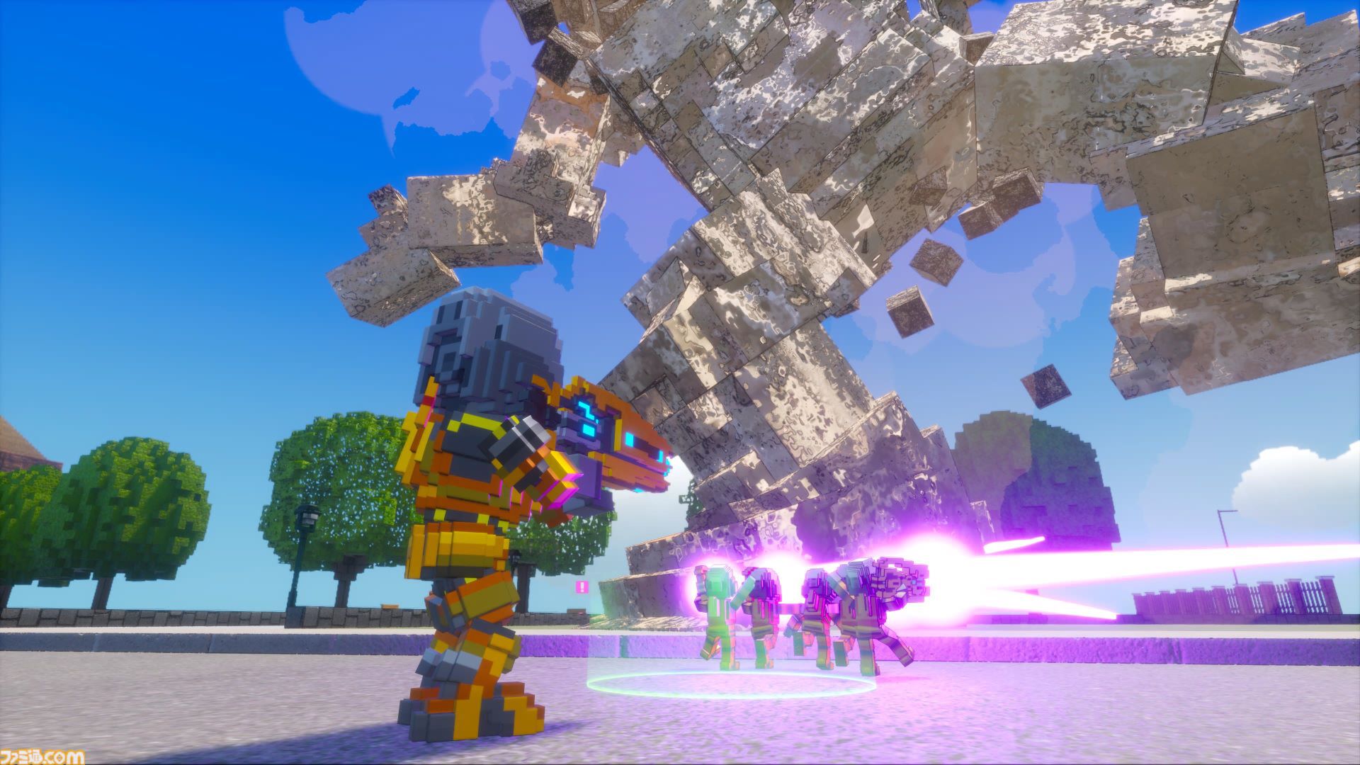 『デジボク地球防衛軍2』本日（5/23）発売。『EDF』歴代兵科のボクセル隊員とともに侵略者に立ち向かう3Dアクションシューティング