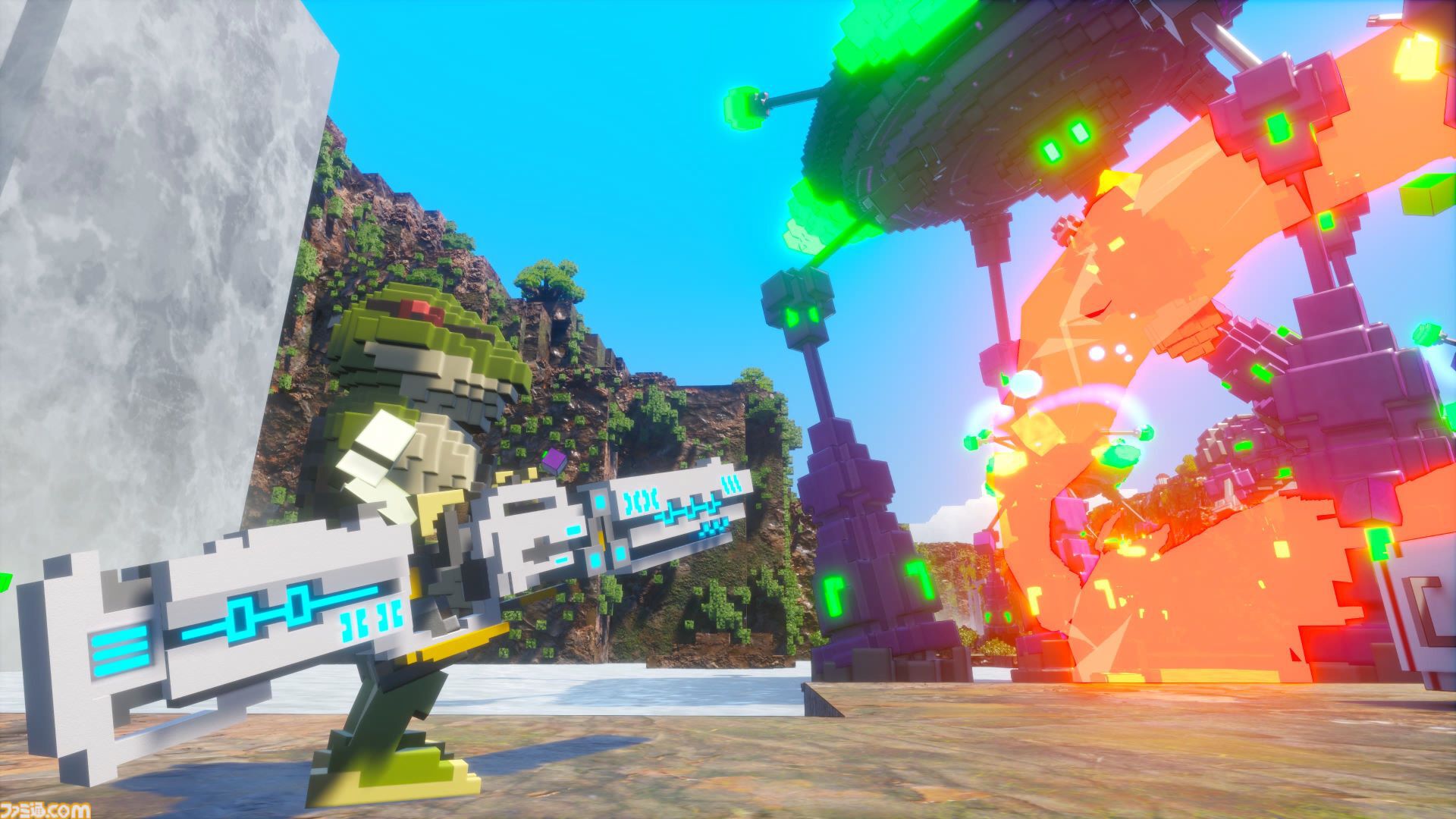 『デジボク地球防衛軍2』本日（5/23）発売。『EDF』歴代兵科のボクセル隊員とともに侵略者に立ち向かう3Dアクションシューティング