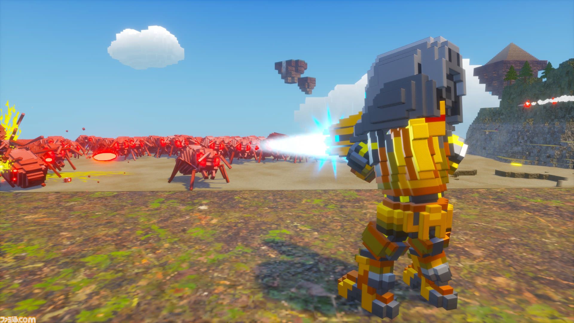『デジボク地球防衛軍2』本日（5/23）発売。『EDF』歴代兵科のボクセル隊員とともに侵略者に立ち向かう3Dアクションシューティング