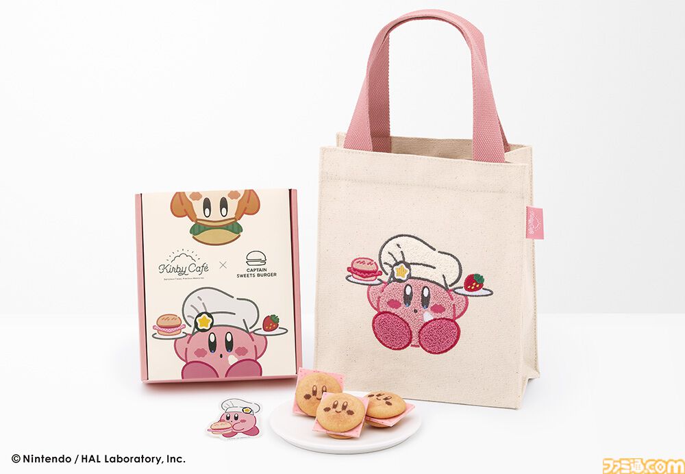 カービィカフェ】ふわふわ刺繍トートバッグがかわいい。キャプテン