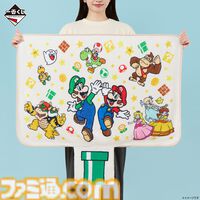 『マリオ』の新作一番くじ“いつも一緒マリオ＆フレンズ”が11月28日に発売。キノピオがちょこんと座ったティッシュケースやマリオ＆フレンズが飛び出す収納ポケット付きブランケットが登場