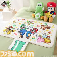 『マリオ』の新作一番くじ“いつも一緒マリオ＆フレンズ”が11月28日に発売。キノピオがちょこんと座ったティッシュケースやマリオ＆フレンズが飛び出す収納ポケット付きブランケットが登場