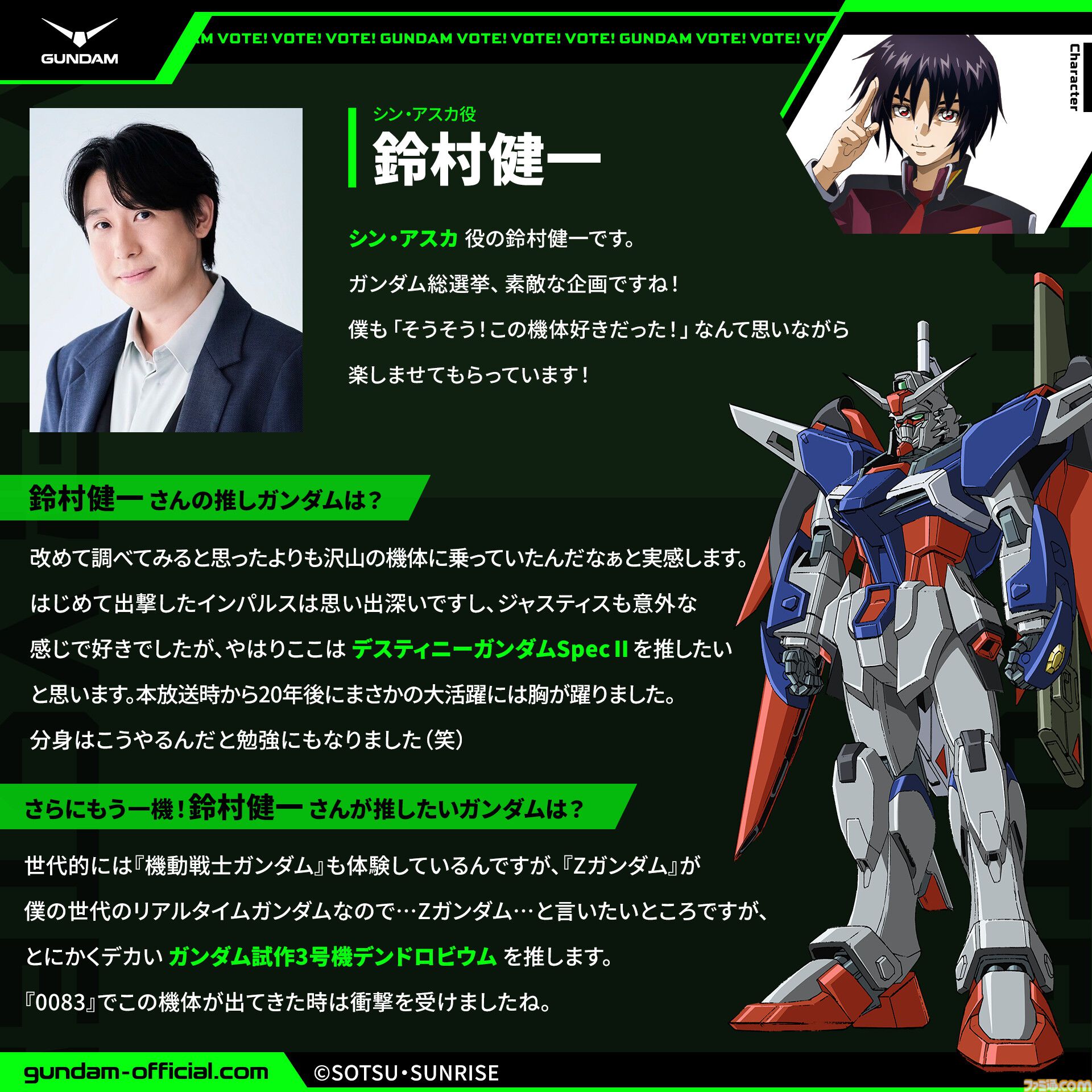 【ガンダム総選挙2025】中間結果の上位20機が発表。エアリアル、バルバトスルプスレクス、ストライクフリーダム、ゼロカスタム（EW）、赤いガンダムなど、人気機体がズラリ
