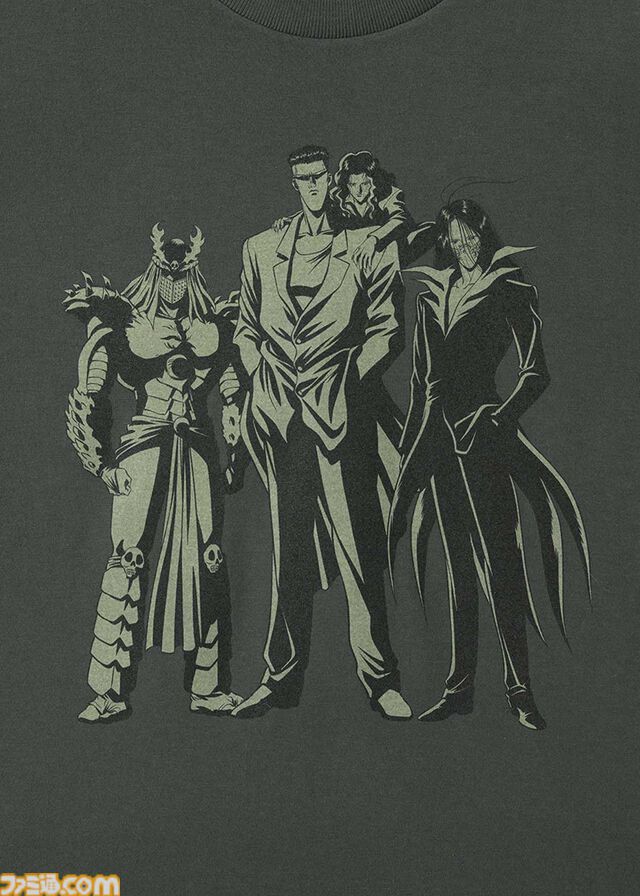 『幽☆遊☆白書』とグラニフのコラボアパレルが12月2日に発売決定。肩に戸愚呂兄が居るスウェットや闘技場リングを運ぶ戸愚呂弟を再現したパンツなど、戸愚呂兄弟へのこだわりが見える全21種がラインアップ
