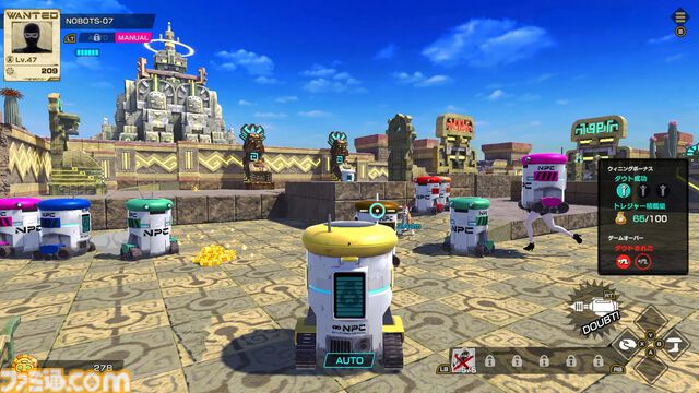 『VIVA NOBOTS』NPCロボっぽく動いて宝を盗む騙しあい対戦。人間だとバレずに振舞う心理戦。12/12よりSteamでオープンβテストを開始