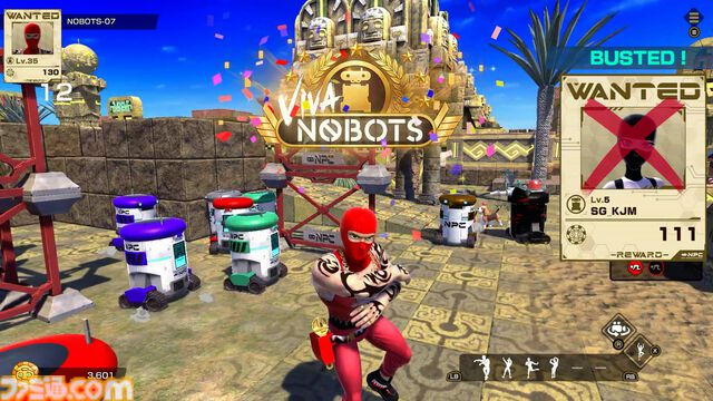 『VIVA NOBOTS』NPCロボっぽく動いて宝を盗む騙しあい対戦。人間だとバレずに振舞う心理戦。12/12よりSteamでオープンβテストを開始