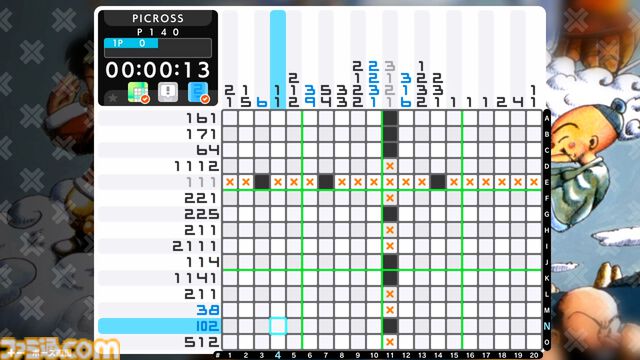 『ピクロスS』カプコン版／SNK版レビュー。ドット絵を描くとゲーセンやファミコンの記憶が押し寄せる。懐かしさとパズルの達成感で情緒がやばい