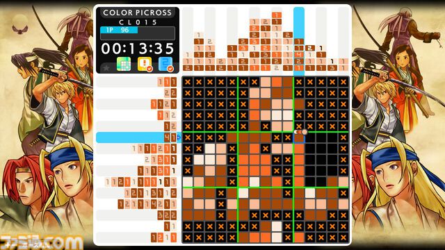 『ピクロスS』カプコン版／SNK版レビュー。ドット絵を描くとゲーセンやファミコンの記憶が押し寄せる。懐かしさとパズルの達成感で情緒がやばい