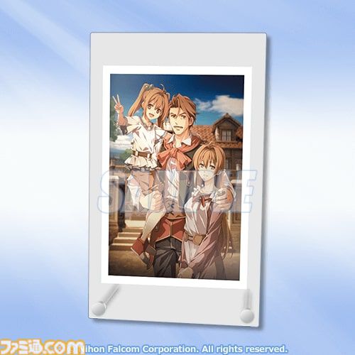 『空の軌跡 the 1st』オンラインくじが12月4日発売。リメイク版とオリジナル版のイラストを使用したバースデープレートなどが当たる