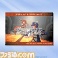 『空の軌跡 the 1st』オンラインくじが12月4日発売。リメイク版とオリジナル版のイラストを使用したバースデープレートなどが当たる