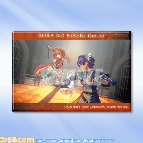 『空の軌跡 the 1st』オンラインくじが12月4日発売。リメイク版とオリジナル版のイラストを使用したバースデープレートなどが当たる