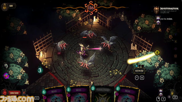 『ゴールデンスワール』ダークなビジュアルが特徴のデッキ構築ローグライク、体験版が配信開始。IndiePlay アワード“最優秀ビジュアル賞”にもノミネートされた注目作