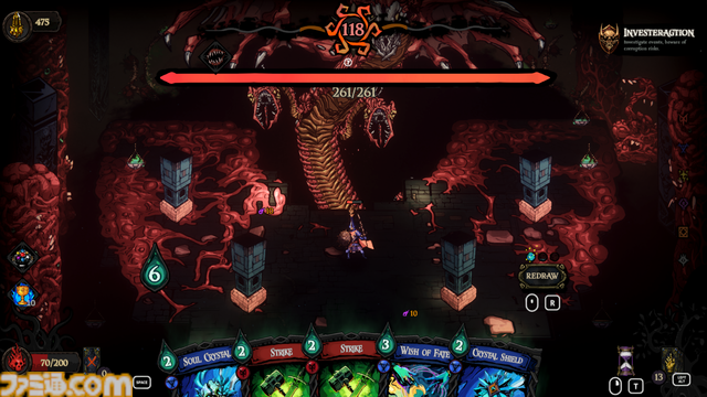 『ゴールデンスワール』ダークなビジュアルが特徴のデッキ構築ローグライク、体験版が配信開始。IndiePlay アワード“最優秀ビジュアル賞”にもノミネートされた注目作