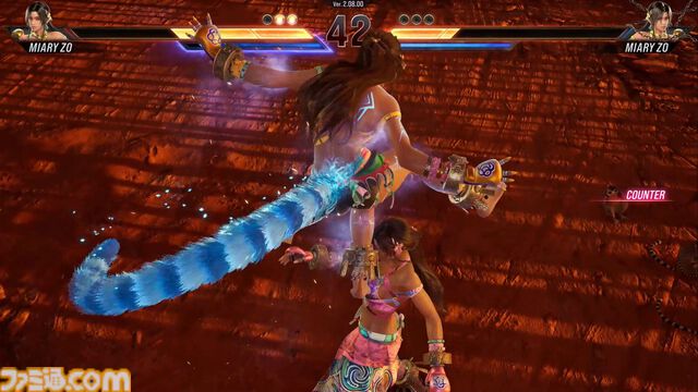 『鉄拳8』新キャラ・ミアリズは、実際に現地取材したというこだわりのマダガスカル要素が満点！ 格闘技と動物の動き、そして“闘神”の力を宿した彼女の使い心地は？【先行プレイリポート】