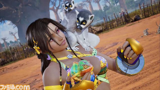 『鉄拳8』新キャラ・ミアリズは、実際に現地取材したというこだわりのマダガスカル要素が満点！ 格闘技と動物の動き、そして“闘神”の力を宿した彼女の使い心地は？【先行プレイリポート】