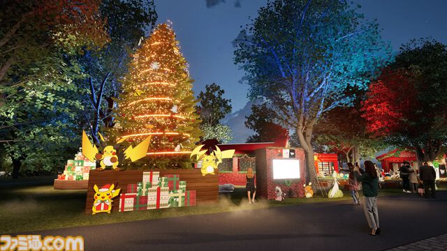 『ポケモンZ-A』追加コンテンツ『M次元ラッシュ』配信を記念したクリスマスイベントが横浜赤レンガ倉庫で12月11日より開催。メガライチュウX/Y＆ピカチュウがツリーやゲートを彩る