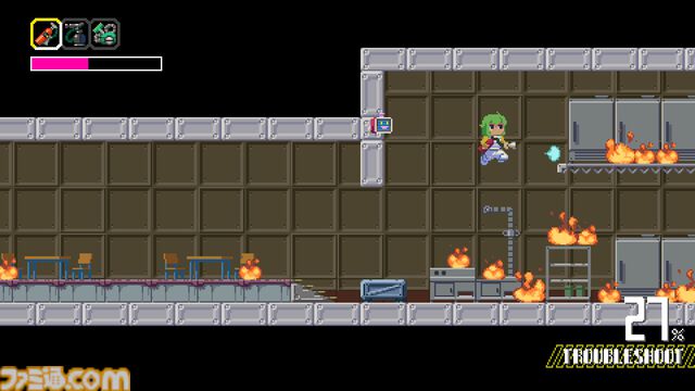 『アベマリロケット』ボロ宇宙船の中を忙しく駆け回る探索アクション。『洞窟物語』開発者がグラフィックを担当