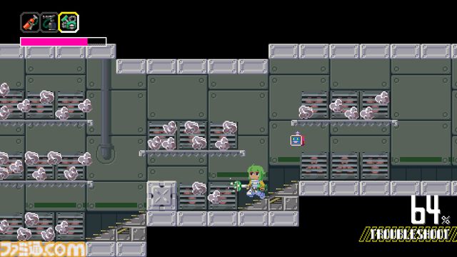 『アベマリロケット』ボロ宇宙船の中を忙しく駆け回る探索アクション。『洞窟物語』開発者がグラフィックを担当