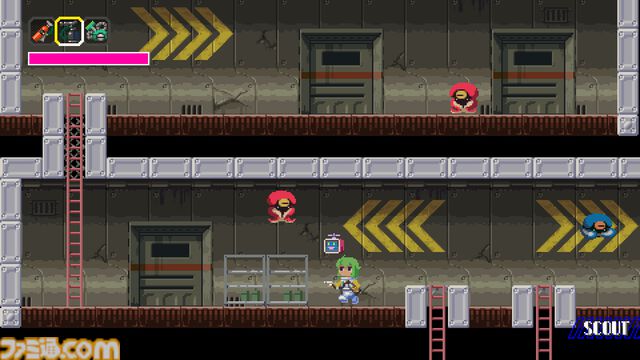 『アベマリロケット』ボロ宇宙船の中を忙しく駆け回る探索アクション。『洞窟物語』開発者がグラフィックを担当