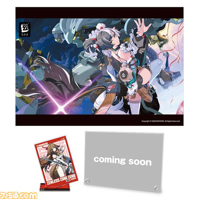 『ゼンレスゾーンゼロ』葉瞬光のアクスタ、キービジュアル使用のB3布ポスター＆アクリルパネルがセットに！ 週刊ファミ通グッズ付き限定版が予約開始