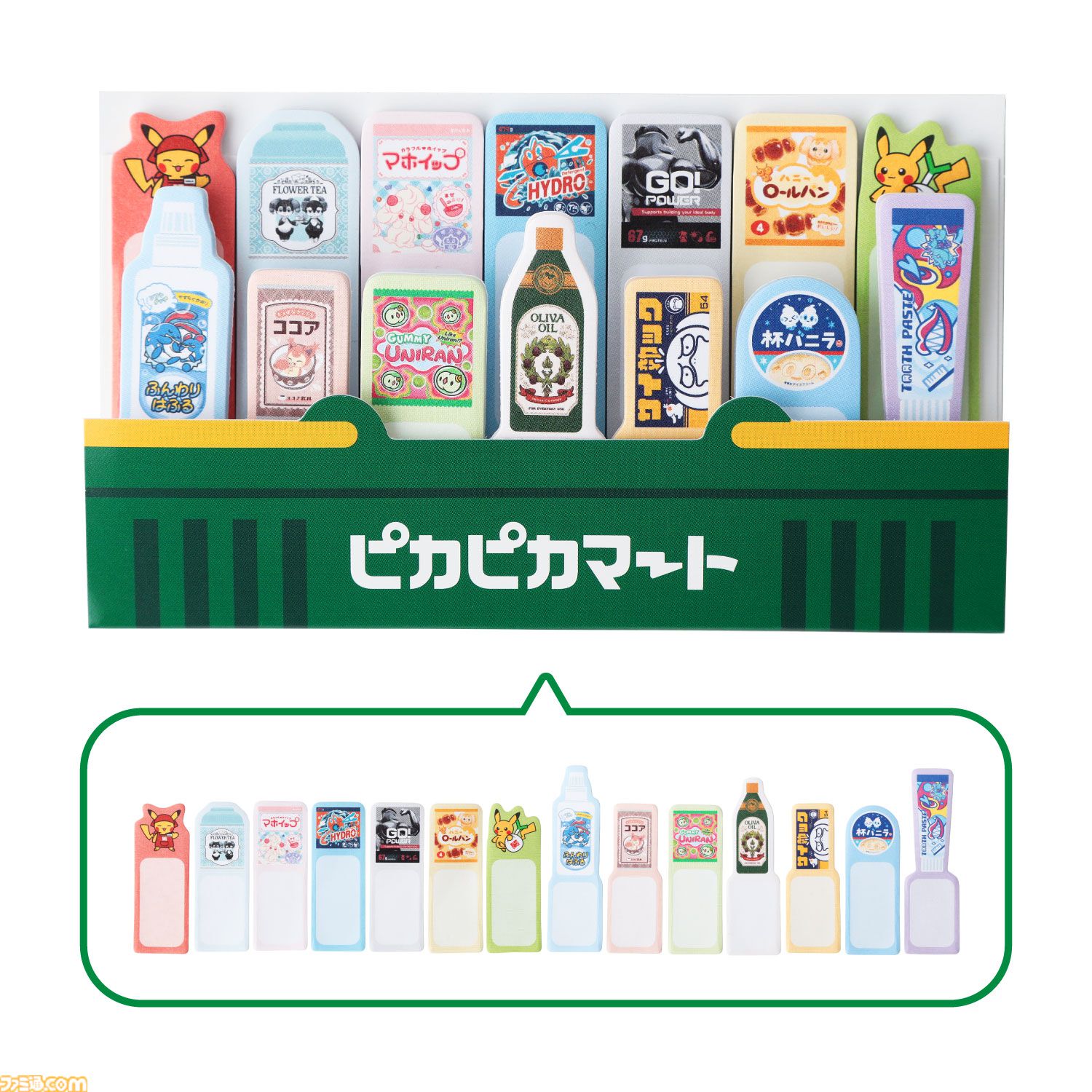 ポケモン』新作グッズ“ピカピカマート”が登場。エネコの缶ココアや