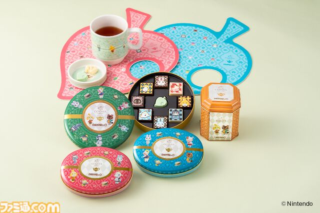 『どうぶつの森』ゴディバコラボ2026年分が発表。たぬきち、しずえ、クリスチーヌ、ジャックなど限定チョコやフタ付きマグカップも