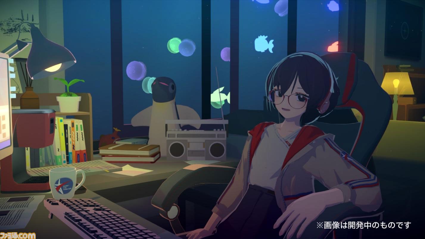 『Chill with You：Lo-Fi Story』10万ダウンロード達成。文学少女のサトネといっしょに作業通話するアドベンチャーゲーム。12月18日には追加アプデ