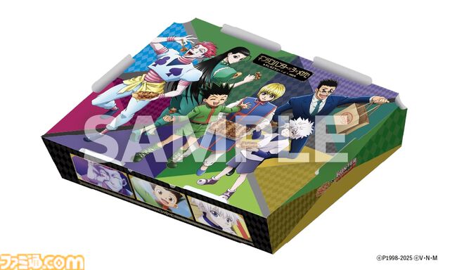 『ハンターハンター』銀だこコラボが12月10日より開催。たこ焼きを食すゴンやキルアを描いたカード、クリアファイルが付属するコラボ商品が販売