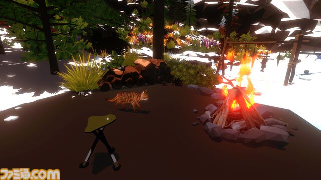 『たき火と猫』クリックやキー入力で炎を絶やさずにネコを温めてあげる作業集中クリッカーゲーム。早期アクセス版が12月3日より配信開始