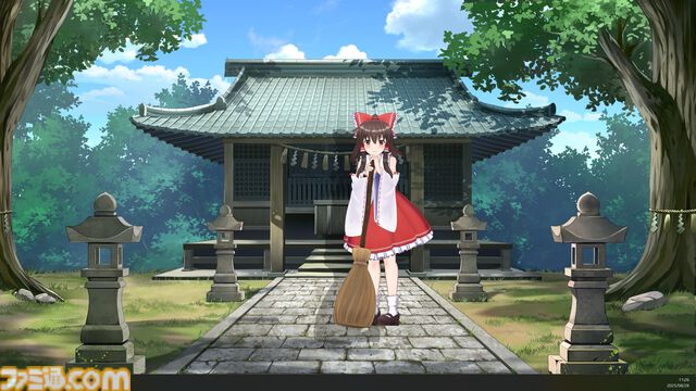 【デスクトップメイト】『東方』ゆっくり霊夢、博麗霊夢（声：上坂すみれ）が配信開始。ゆっくりじゃないほうは箒を使った掃除モーションなどを披露