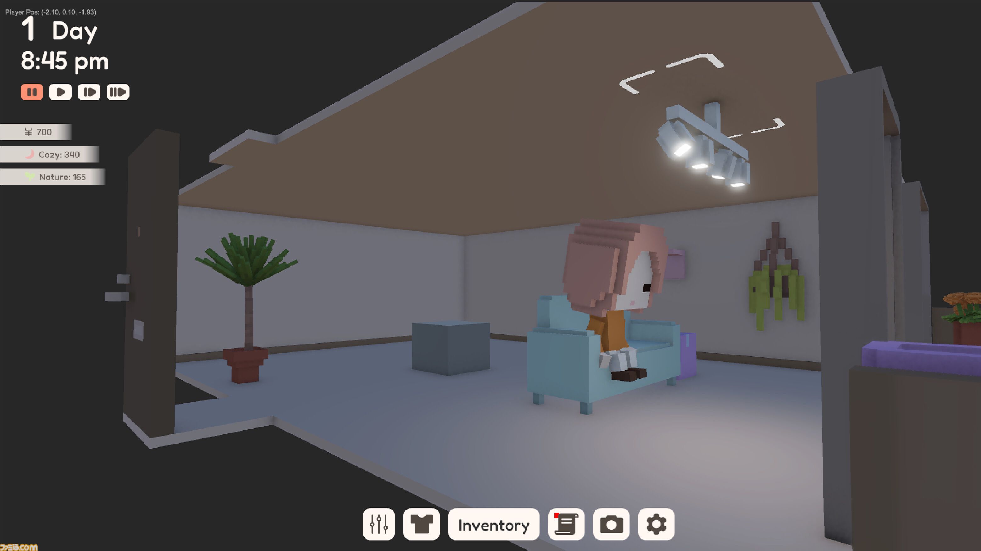 『YUME ROOF』日本の雑居ビルの屋上を心地のいい空間に。ボクセル調のグラフィックがかわいいサンドボックススローライフが発表