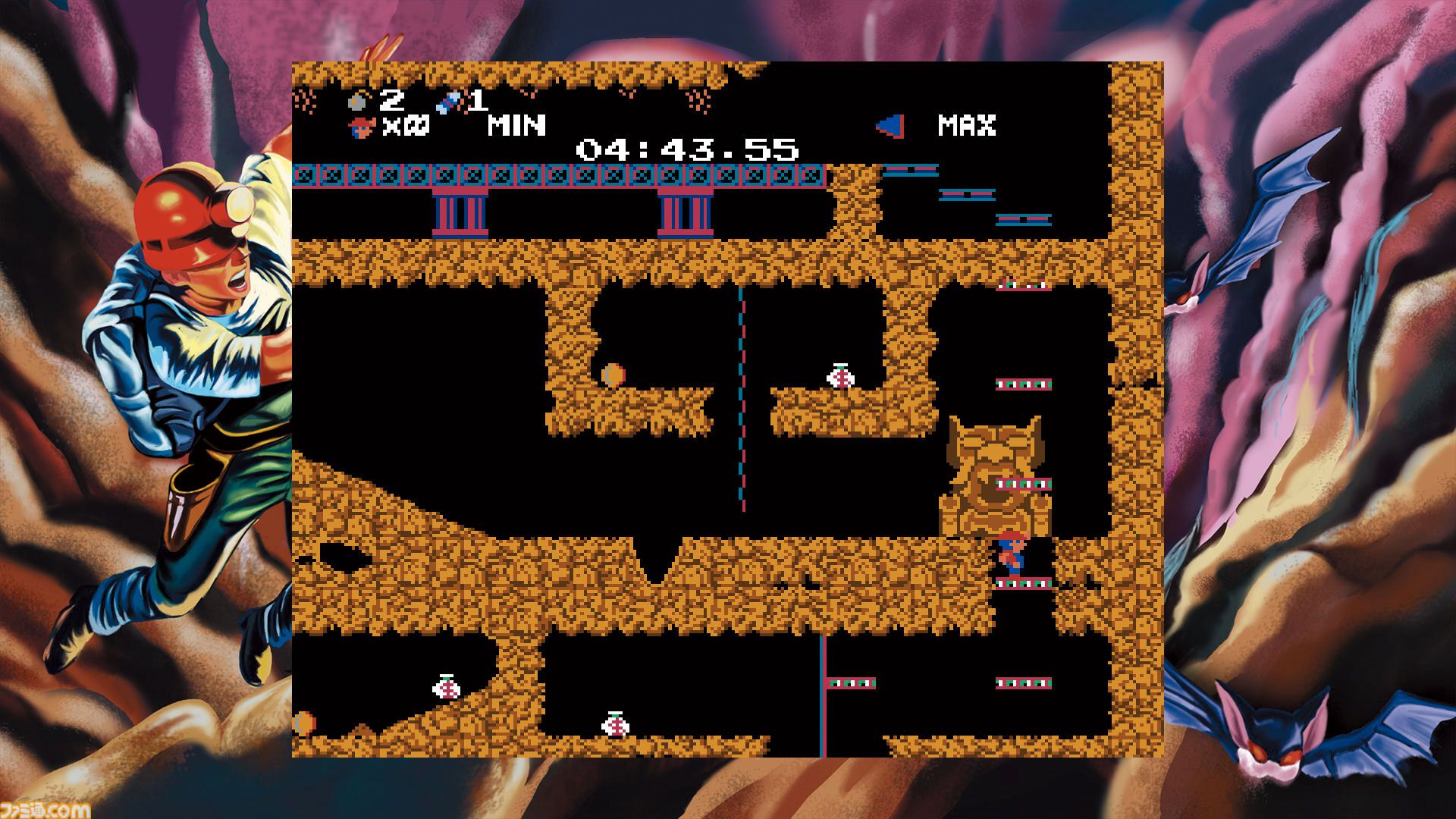 スペランカー』40周年。下り坂でジャンプしたら死ぬゲーム史上最弱の