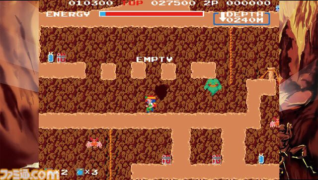 『スペランカー』40周年。下り坂でジャンプしたら死ぬゲーム史上最弱の主人公で有名な名作アクションゲーム。発光ダイオード付きカセットが懐かしい【今日は何の日？】