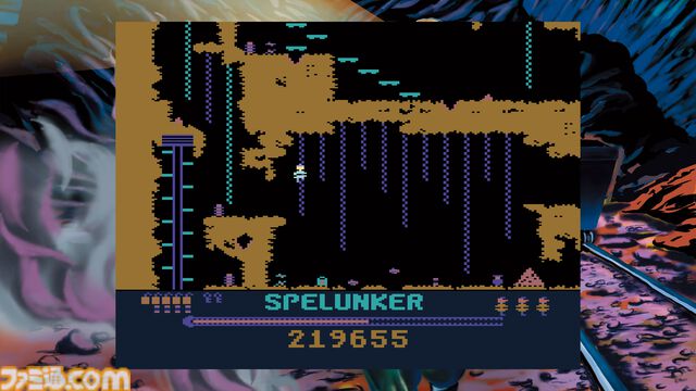 『スペランカー』40周年。下り坂でジャンプしたら死ぬゲーム史上最弱の主人公で有名な名作アクションゲーム。発光ダイオード付きカセットが懐かしい【今日は何の日？】