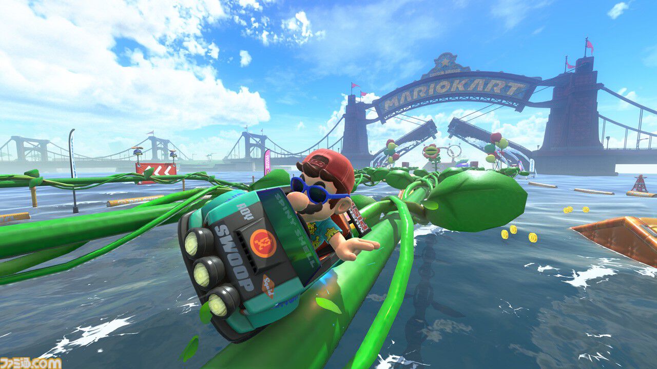 『マリオカート ワールド』ショートカットの研究にも役立つ“アイテムスイッチ”機能実装。“ノコノコビーチ”関連コースに変更やギミックを追加するアプデ配信