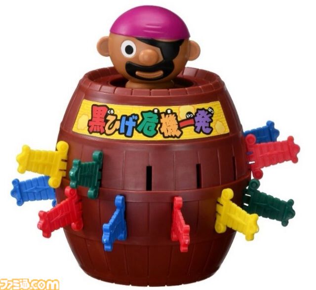 純金製『黒ひげ危機一発』ミニチュアフィギュアが本日（12/3）発売。価格は198万円。剣をさせるが飛びはしないコレクション仕様