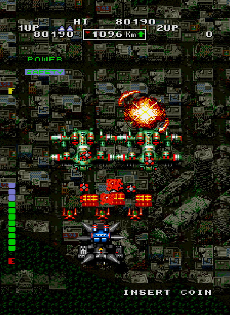 【アケアカ】『バミューダトライアングル』12/4より配信。圧倒的火力を持つ時空戦闘艦ZIGで爽快感バツグンのシューティングが楽しめる