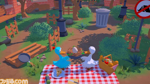 『An Eggstremely Hard Game』協力型タマゴ運びアクションの体験版が配信中。2羽のガチョウはタマゴを割らずにカオスなコースを踏破できるのか？