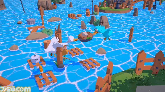 『An Eggstremely Hard Game』協力型タマゴ運びアクションの体験版が配信中。2羽のガチョウはタマゴを割らずにカオスなコースを踏破できるのか？